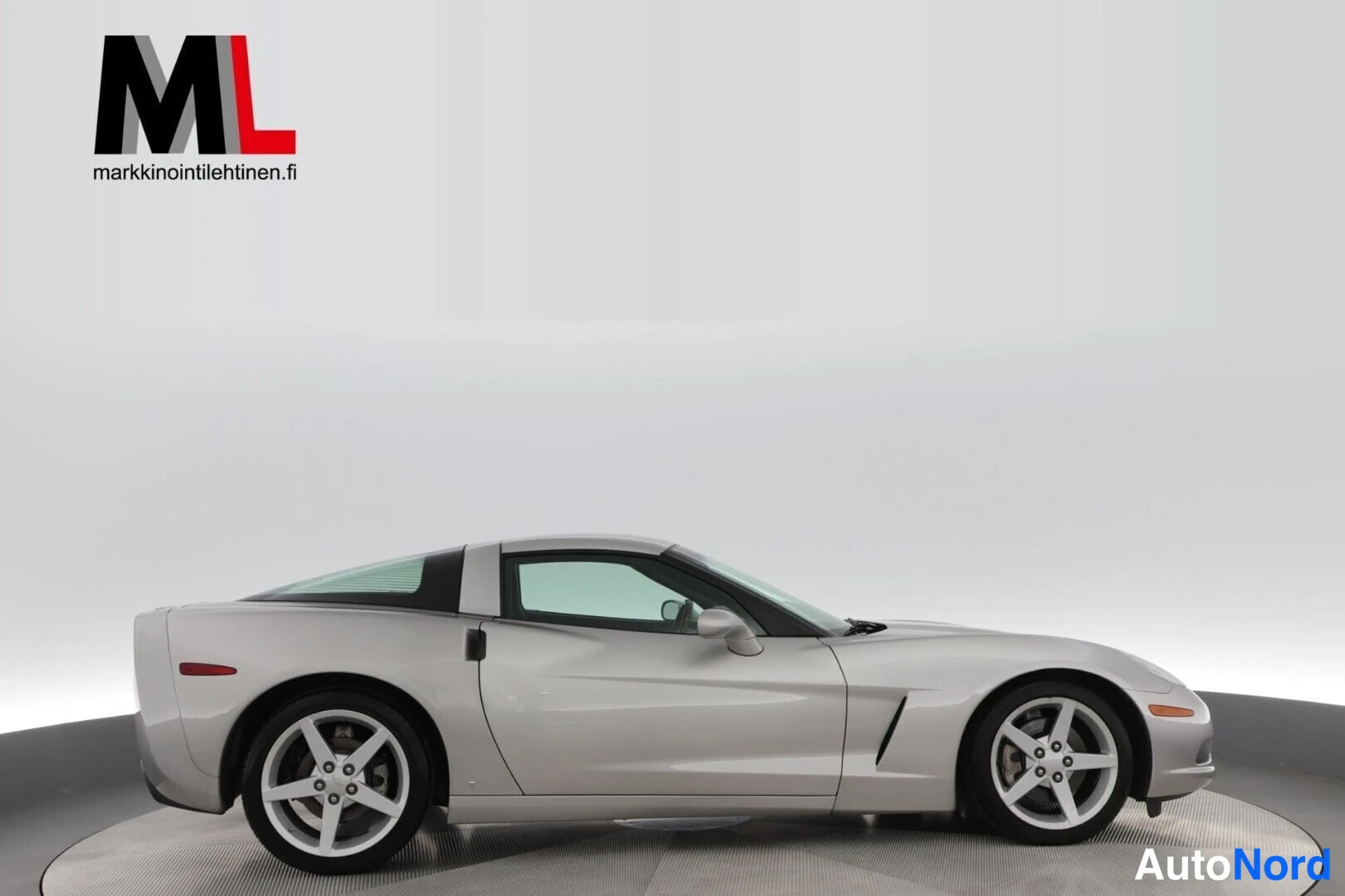 Harmaa Chevrolet Corvette C6 2007, sivulta, kuva 8