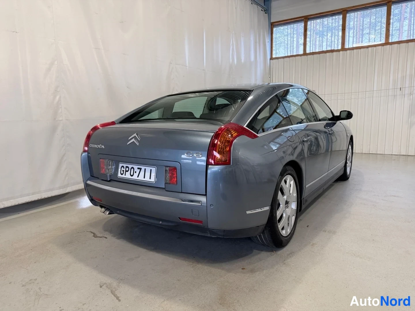 Harmaa Citroen C6 2010, takaviisto, kuva 4