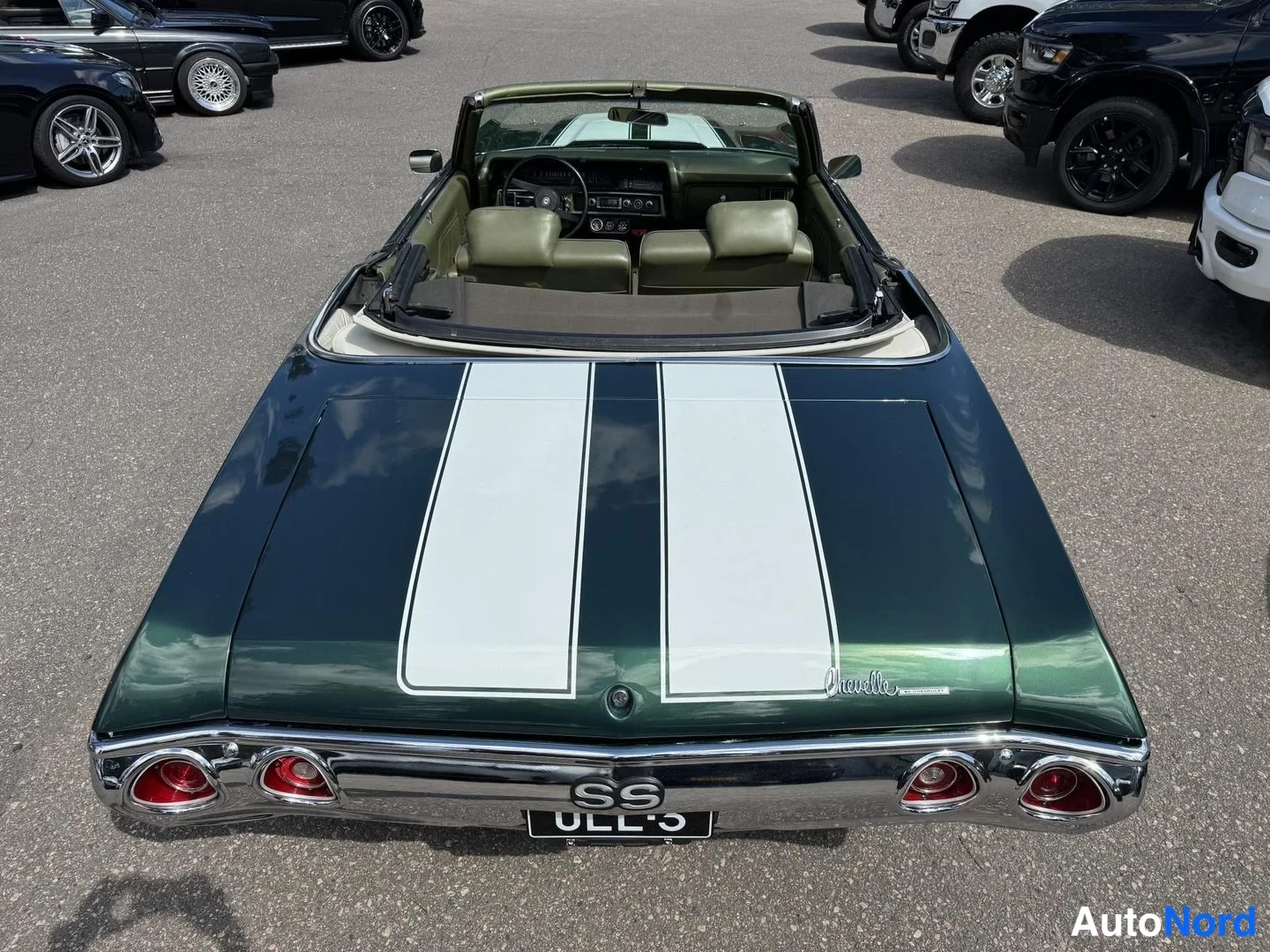 Vihreä Chevrolet Chevelle 1971, takaa, kuva 15