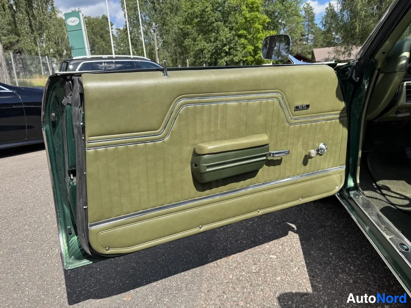 Vihreä Chevrolet Chevelle 1971, yksityiskohta, kuva 29