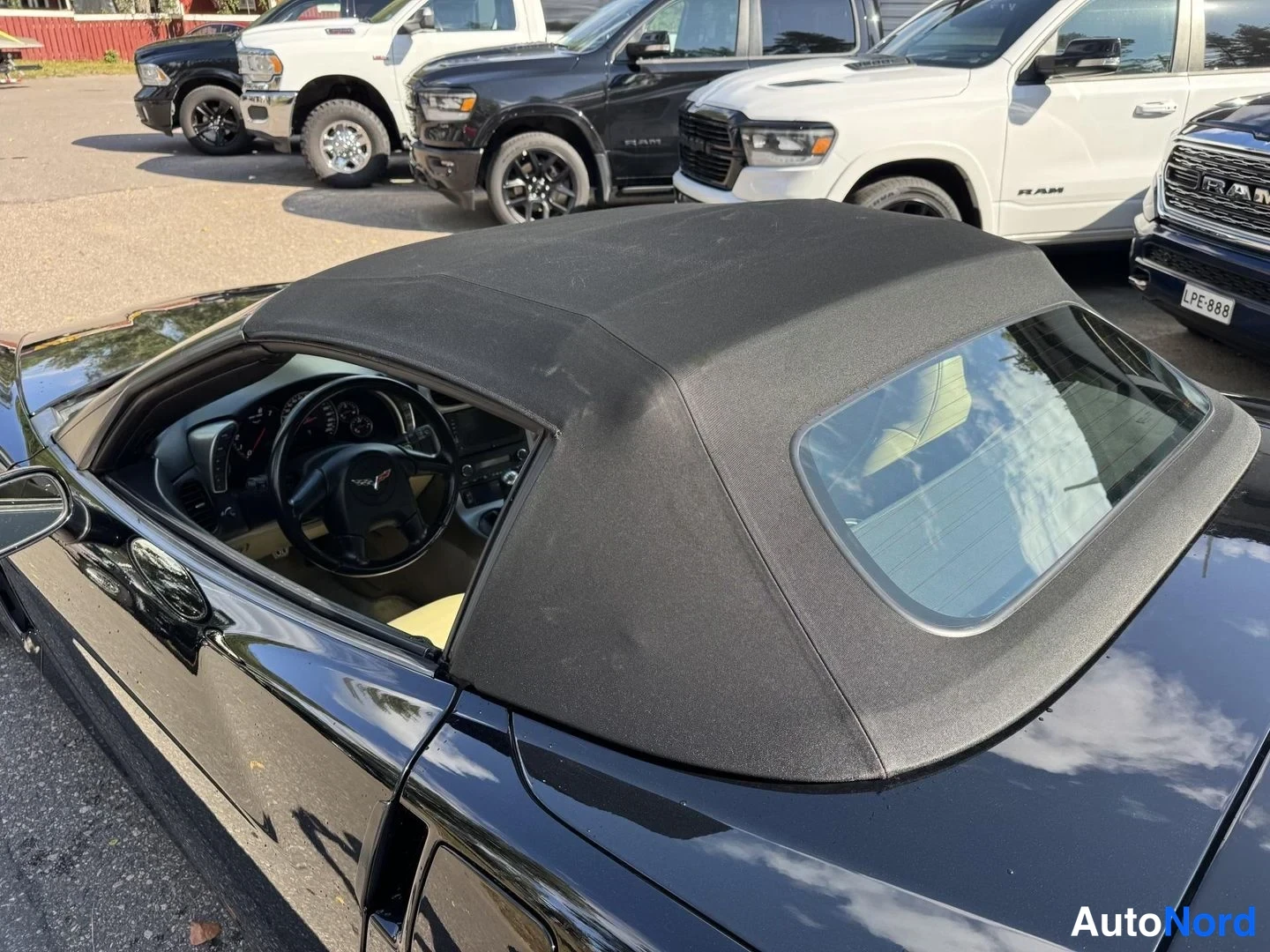Musta Chevrolet Corvette C6 2005, yksityiskohta, kuva 20