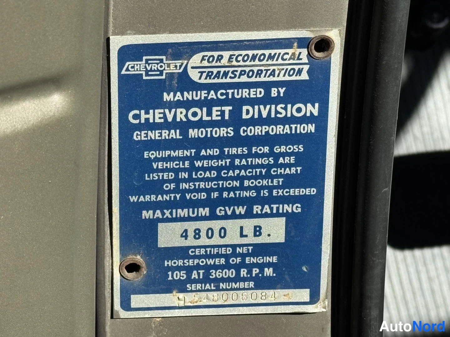 Vihreä Chevrolet Pickup 1954, yksityiskohta, kuva 15