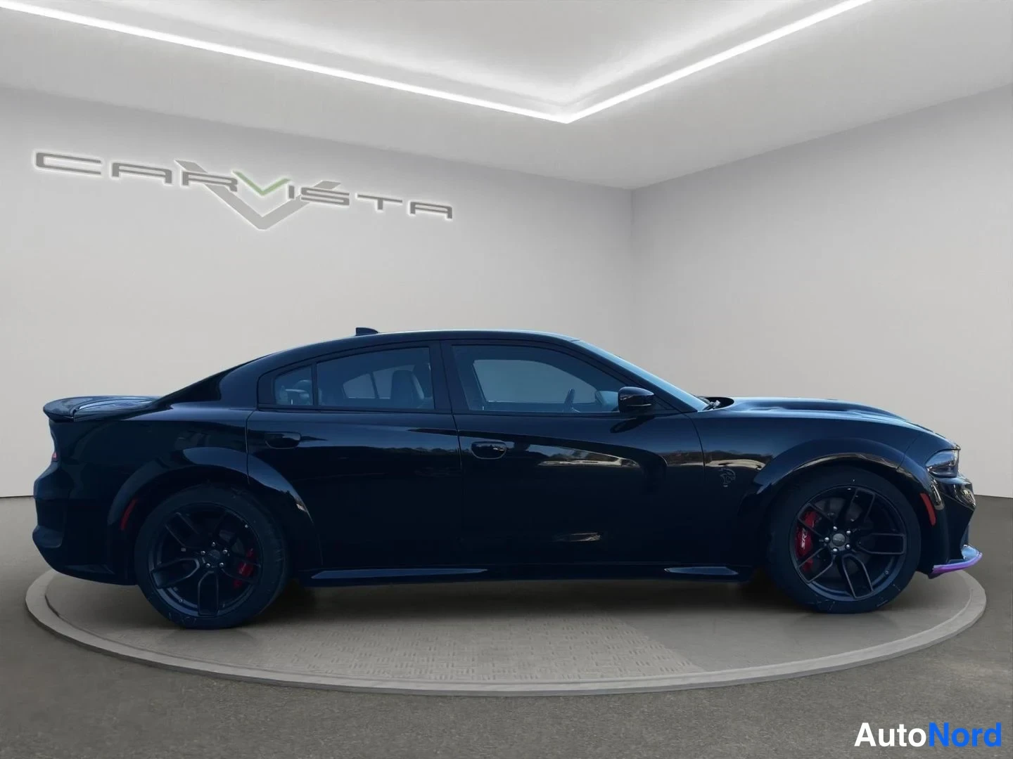 Musta Dodge Charger 2023, sivulta, kuva 5