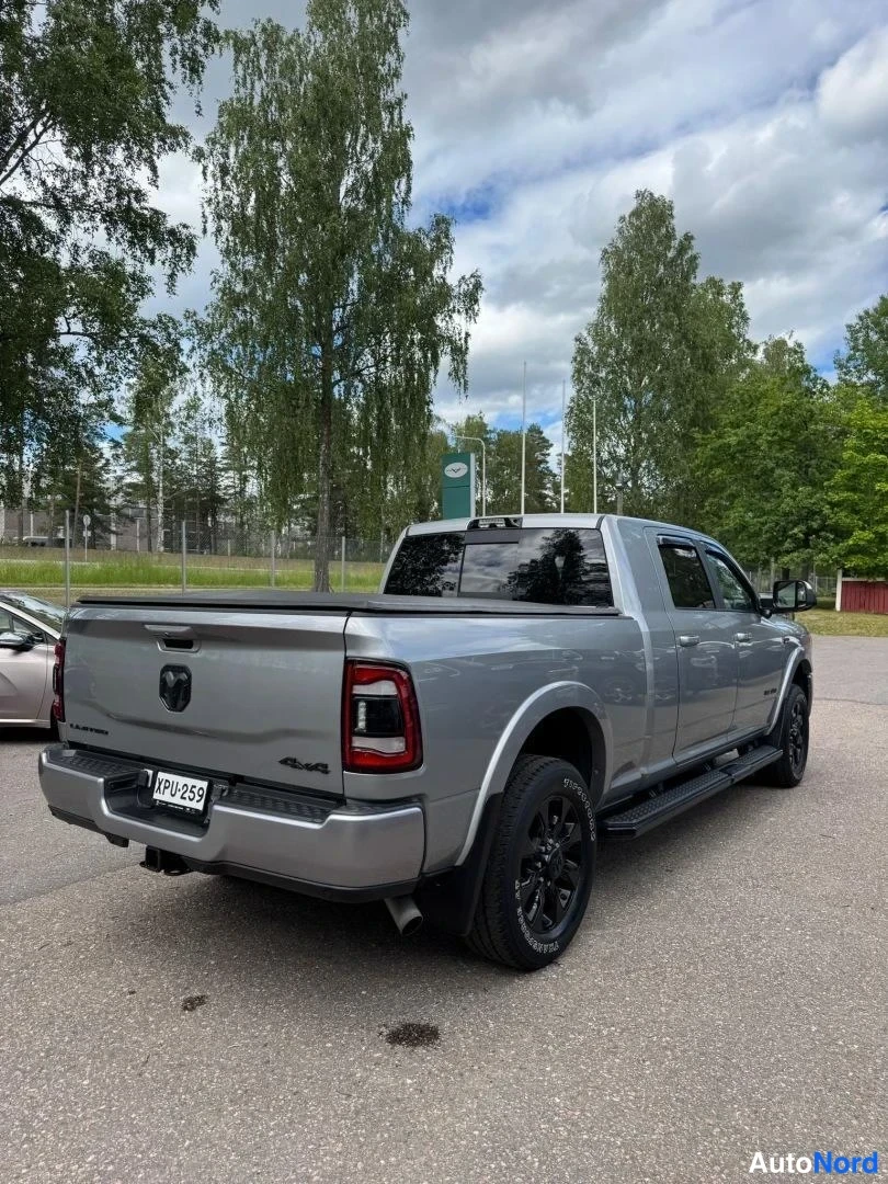 Harmaa Dodge Ram 3500 2022, takaviisto, kuva 6