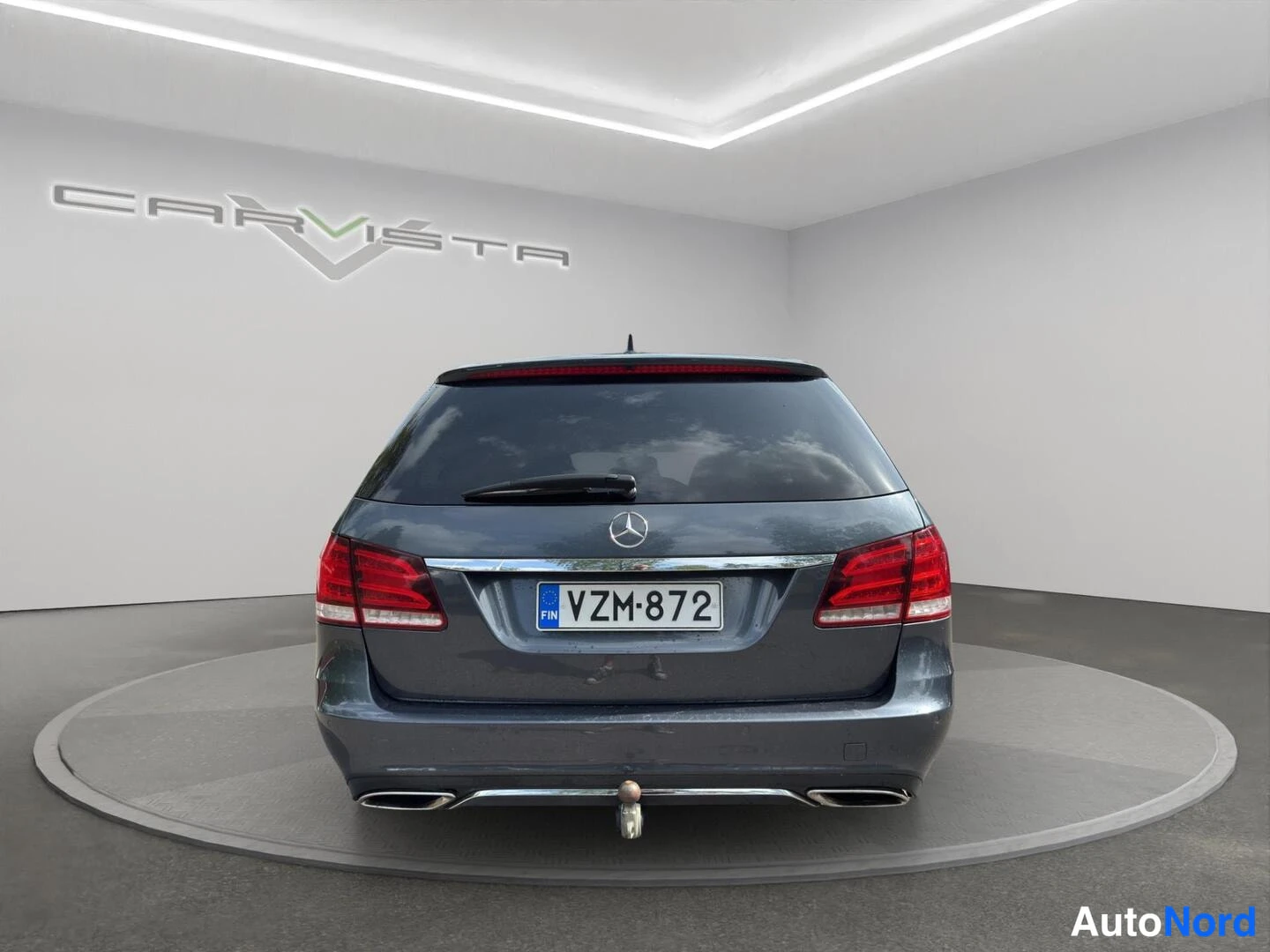 Harmaa Mercedes-Benz E 300 BlueTEC 2014, takaa, kuva 8