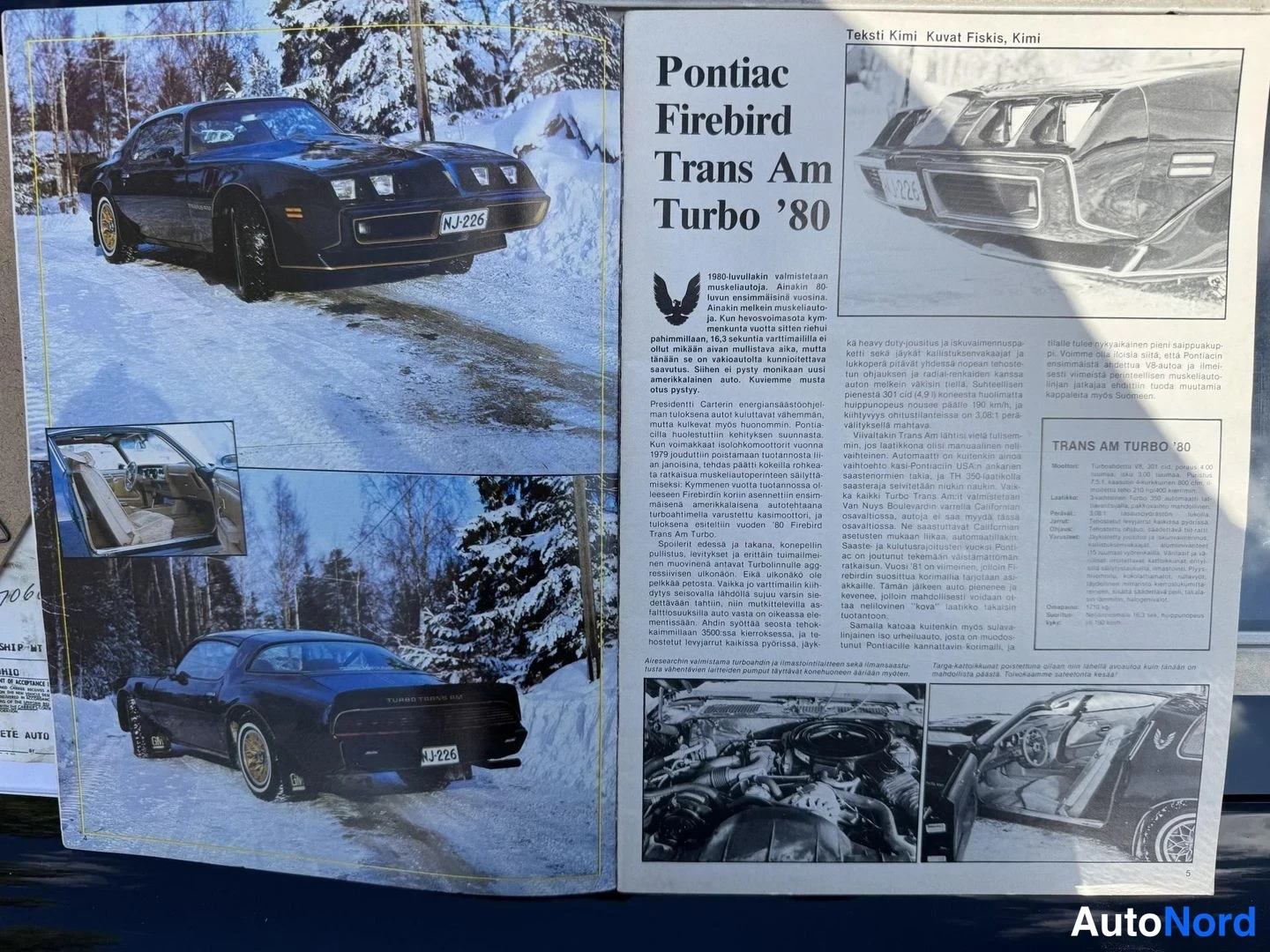 Musta Pontiac Firebird TRANS AM 1980, kuva 33