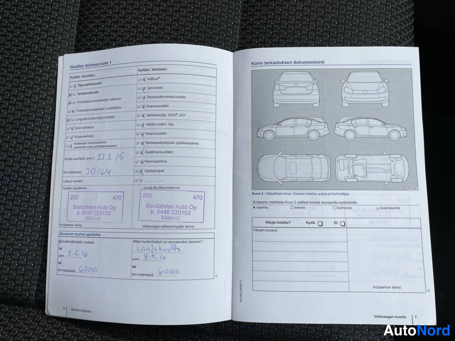 Harmaa Volkswagen Touran 2014, asiakirja, kuva 20
