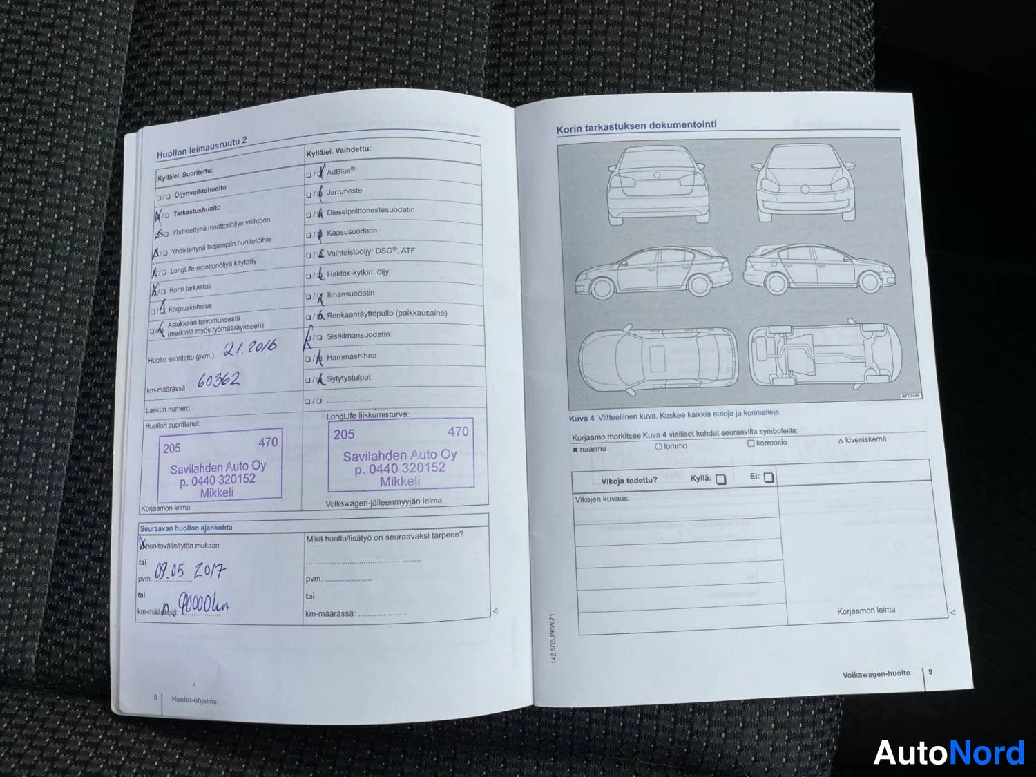 Harmaa Volkswagen Touran 2014, asiakirja, kuva 21