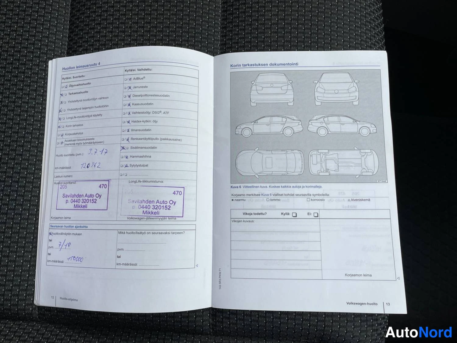 Harmaa Volkswagen Touran 2014, asiakirja, kuva 23