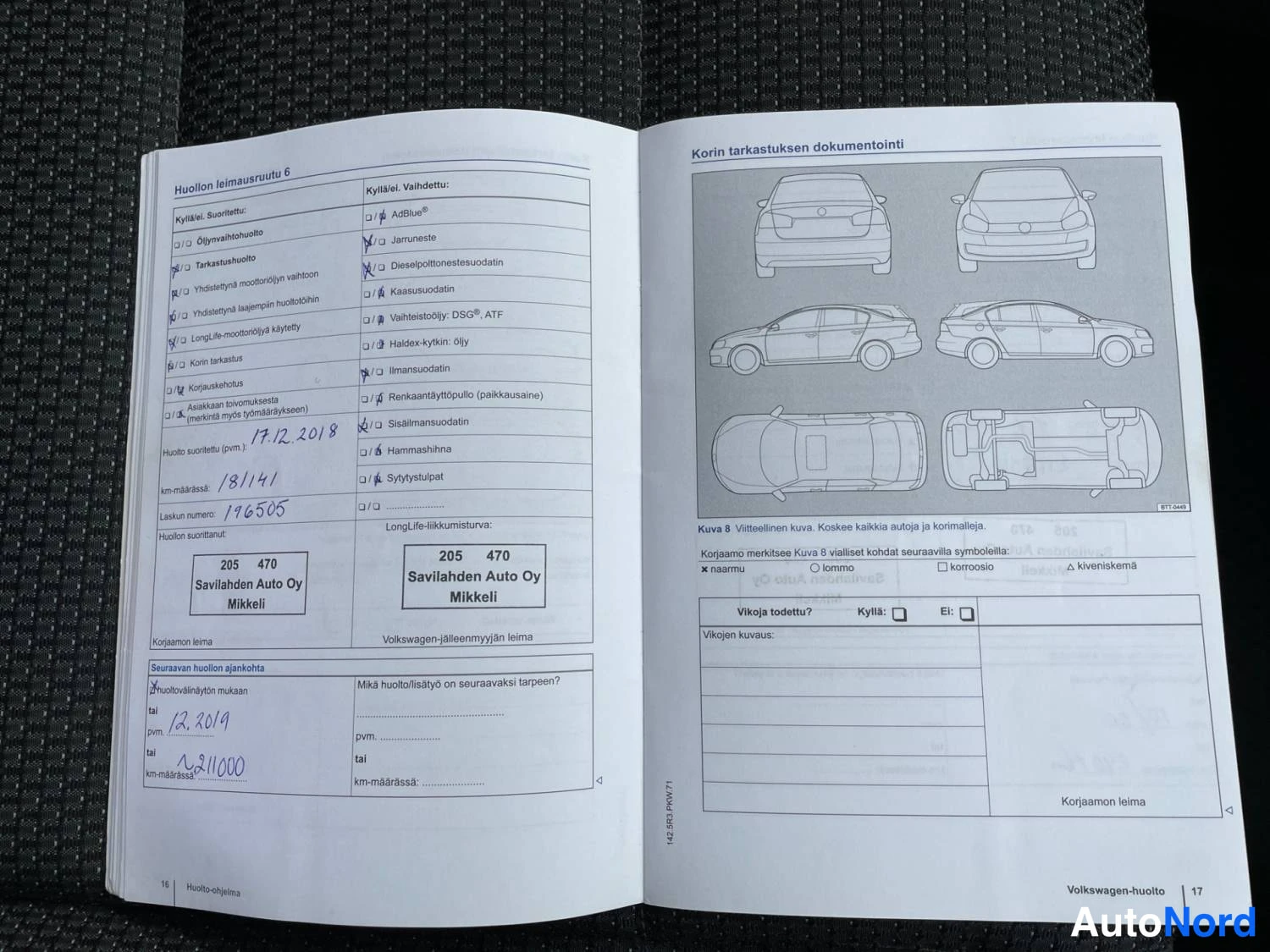 Harmaa Volkswagen Touran 2014, asiakirja, kuva 25