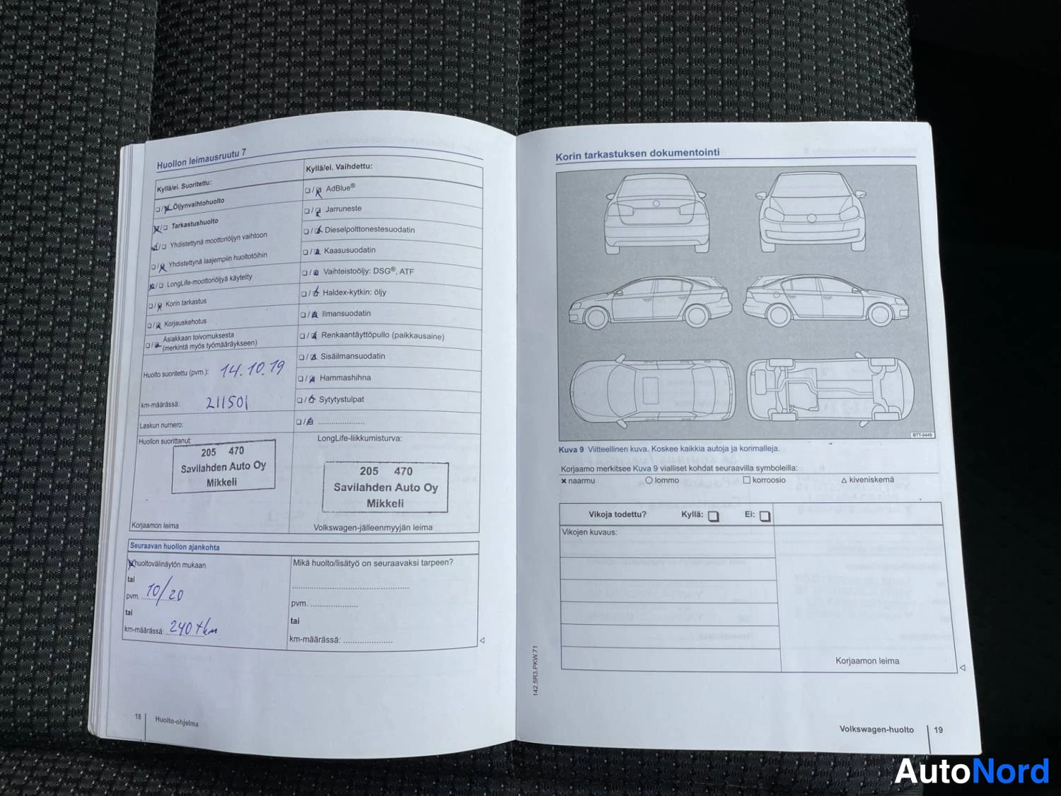Harmaa Volkswagen Touran 2014, asiakirja, kuva 26