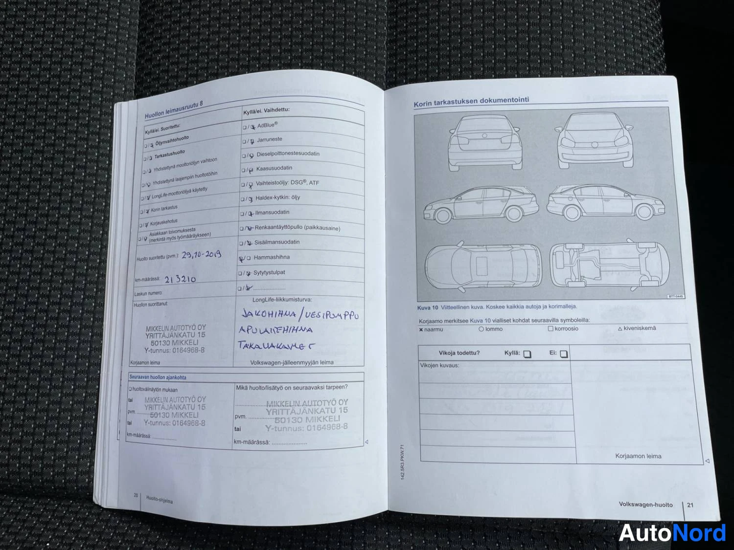 Harmaa Volkswagen Touran 2014, asiakirja, kuva 27