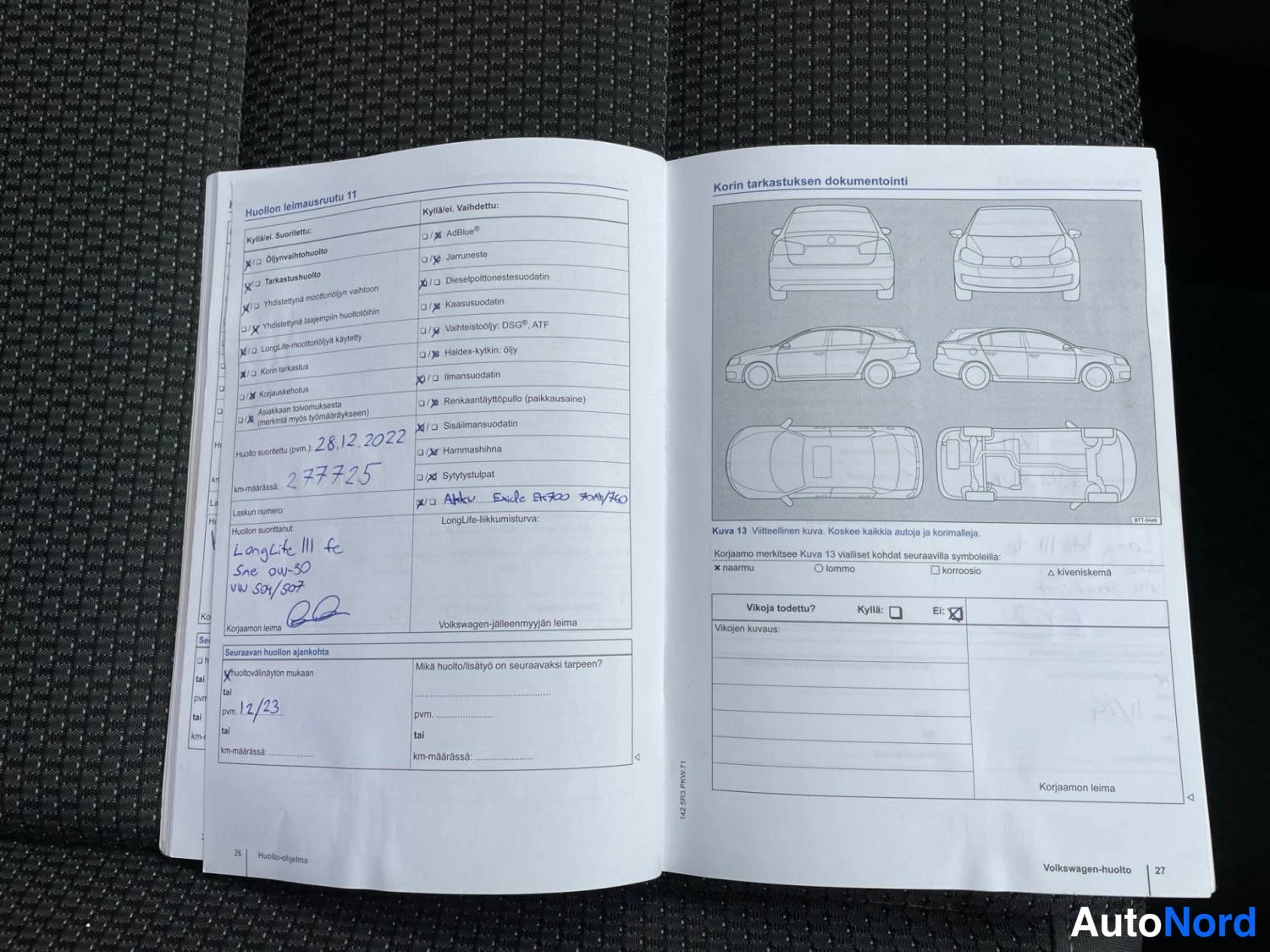 Harmaa Volkswagen Touran 2014, asiakirja, kuva 30