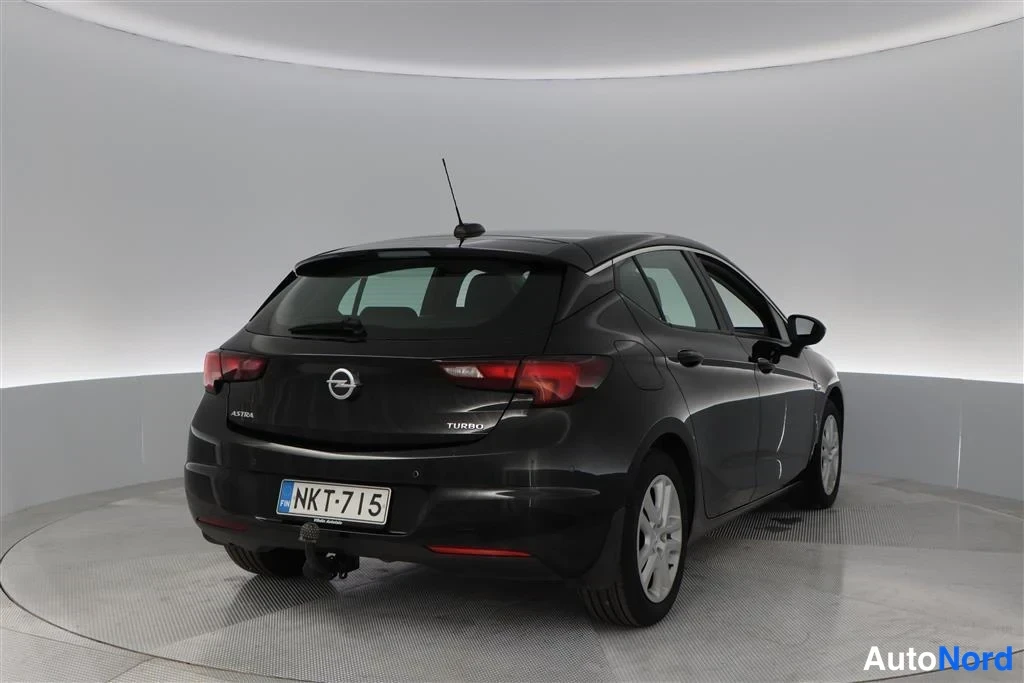 Black Opel Astra 2017, rear three-quarter, photo 9