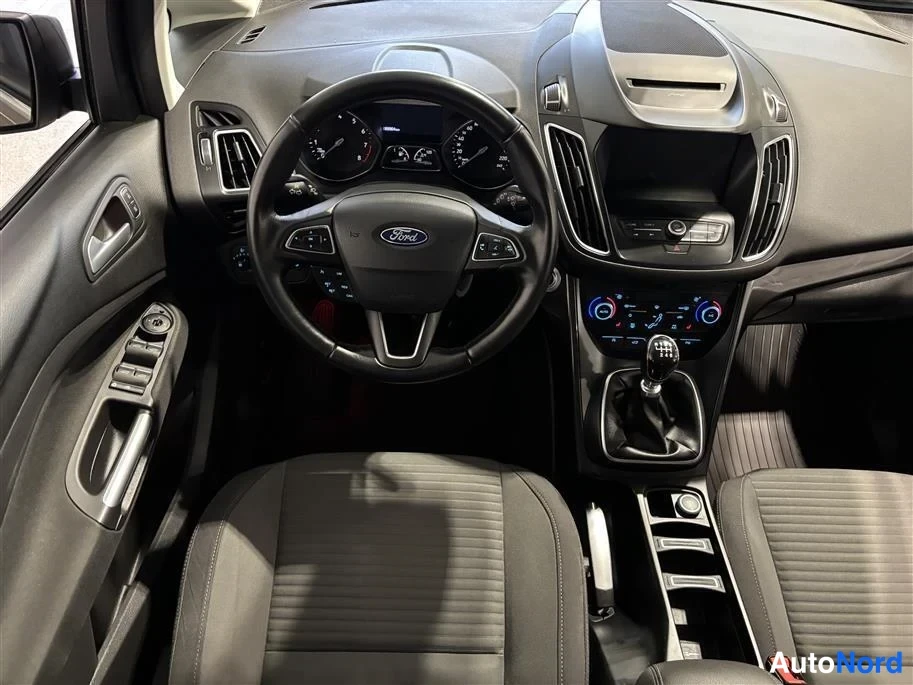 Beige Ford C-Max 2016, cockpit, photo 13