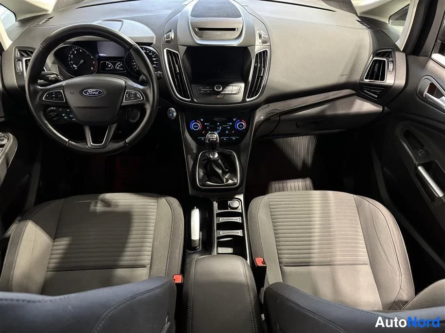 Beige Ford C-Max 2016, cockpit, photo 10