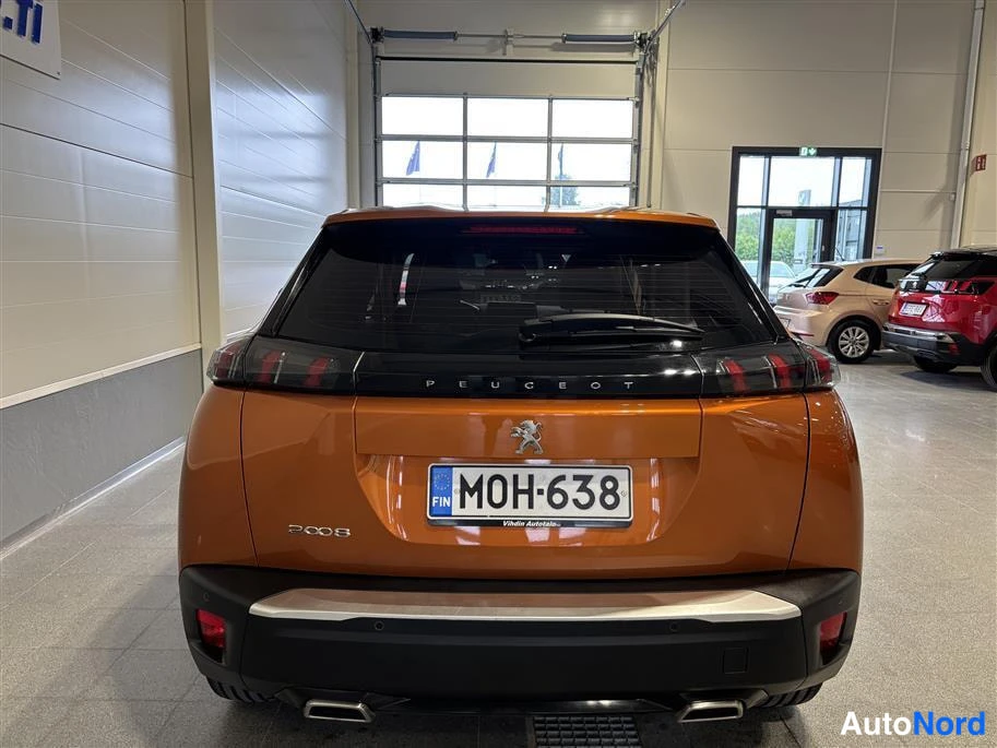 Orange Peugeot 2008 2022, rear, photo 6