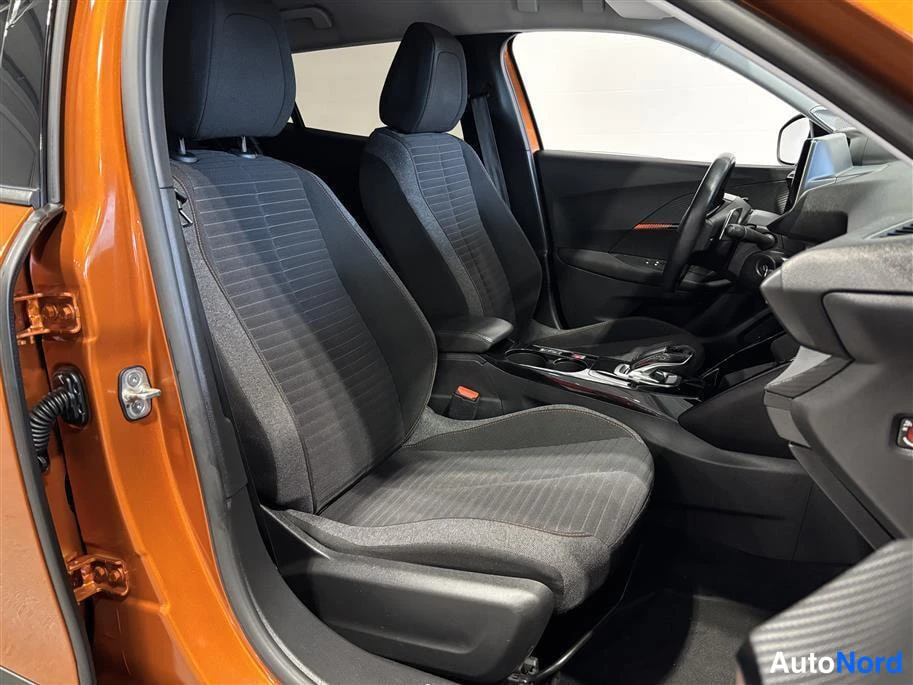 Orange Peugeot 2008 2022, front seats, photo 11