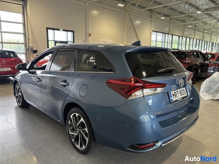 Blue Toyota Auris 2016, rear three-quarter, photo 5