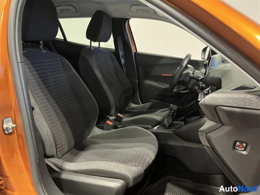 Orange Peugeot 2008 2021, front seats, photo 12
