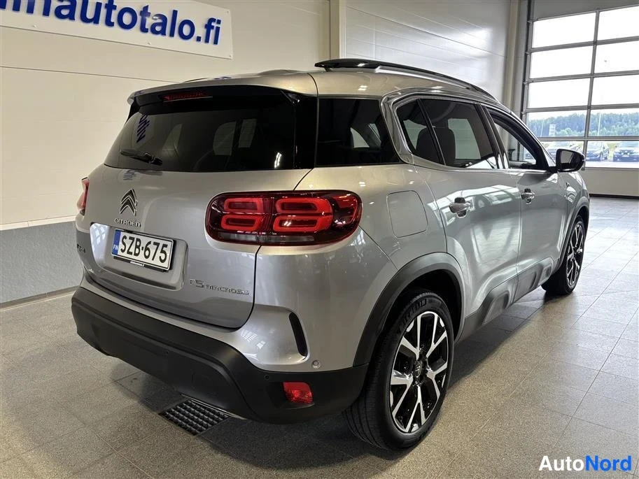 Grey Citroen C5 Aircross 2021, rear three-quarter, photo 4