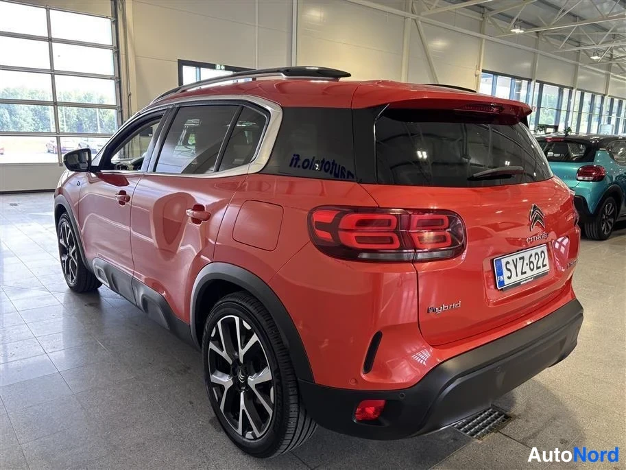 Red Citroen C5 Aircross 2021, rear three-quarter, photo 4