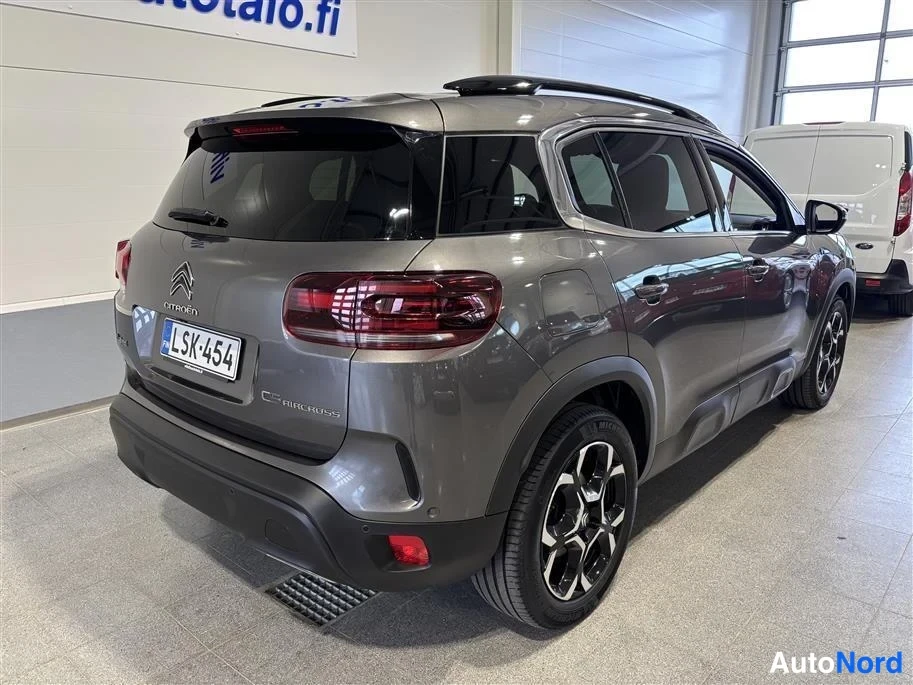 Grey Citroen C5 Aircross 2023, rear three-quarter, photo 4