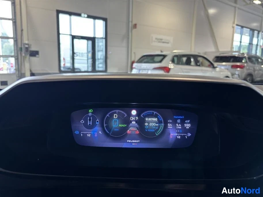 Blue Peugeot 408 2023, detail, photo 27