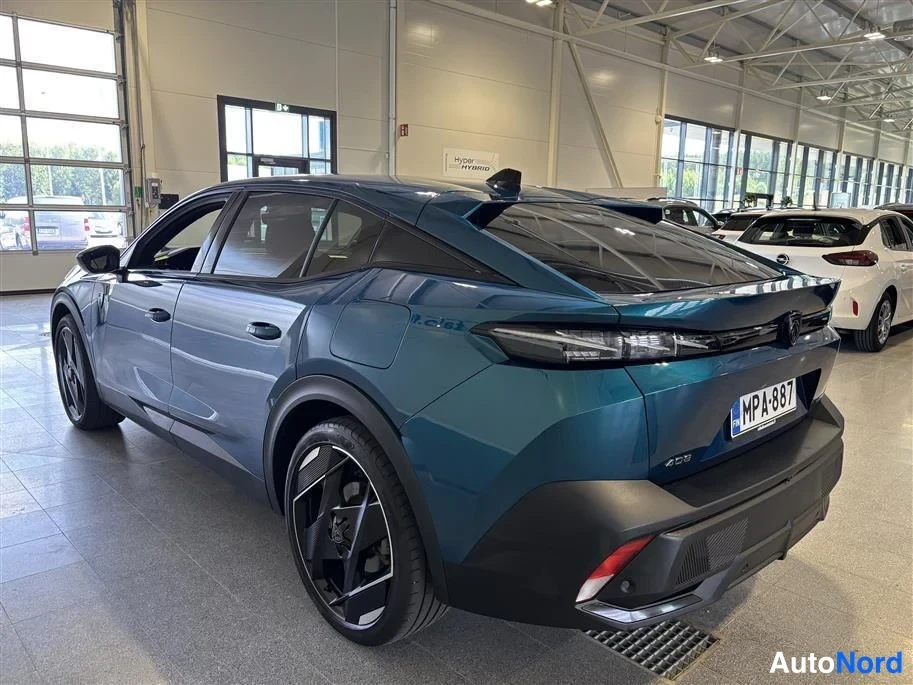 Blue Peugeot 408 2023, rear three-quarter, photo 5