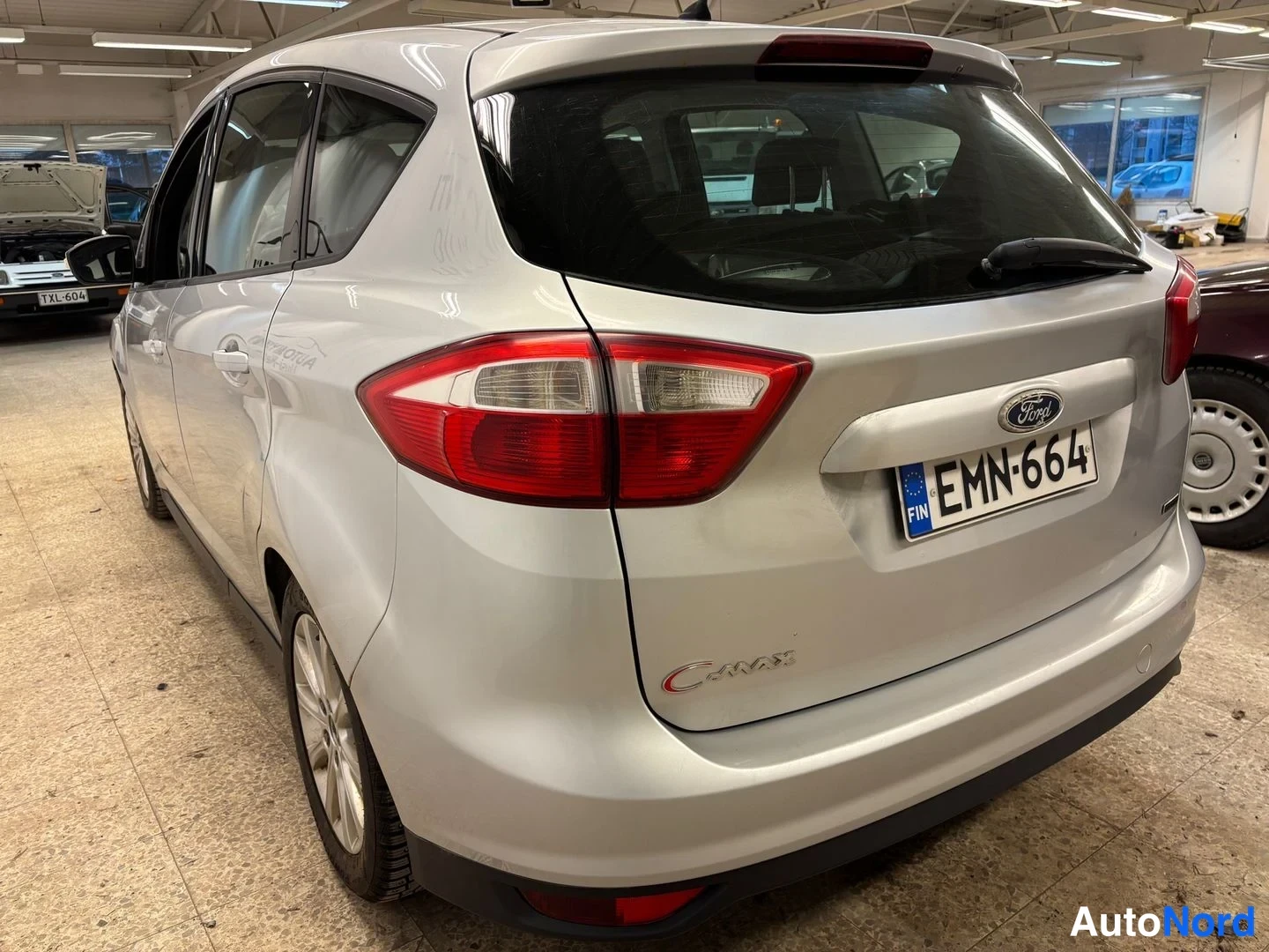 Silver Ford C-Max 2012, rear three-quarter, photo 3