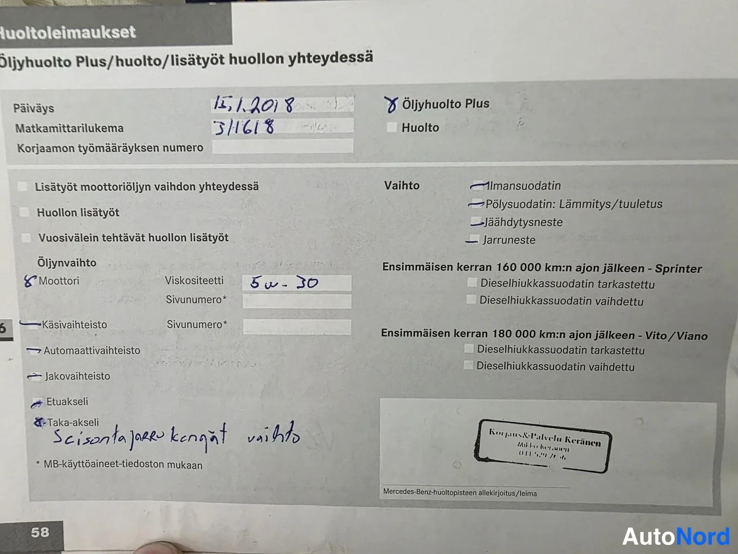 Punainen Mercedes-Benz Vito 2008, asiakirja, kuva 24