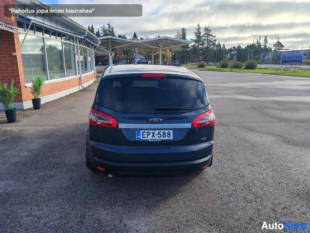 Harmaa Ford S-MAX 2011, takaa, kuva 9