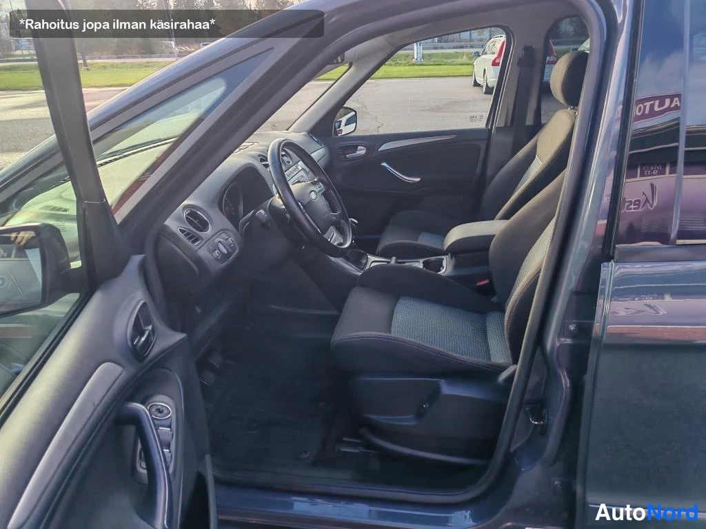 Harmaa Ford S-MAX 2011, etuistuimet, kuva 13
