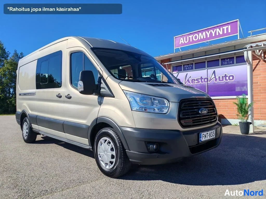 Hopea Ford Transit 2016, etuviisto, keula oikealle, kuva 7