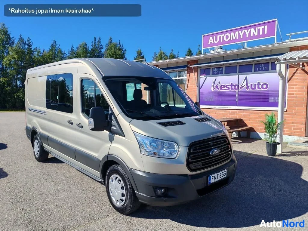 Hopea Ford Transit 2016, etuviisto, keula oikealle, kuva 8