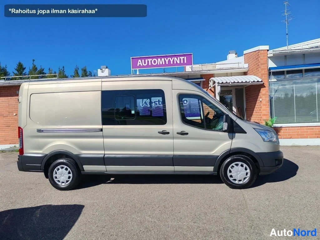 Hopea Ford Transit 2016, etuviisto, keula oikealle, kuva 9