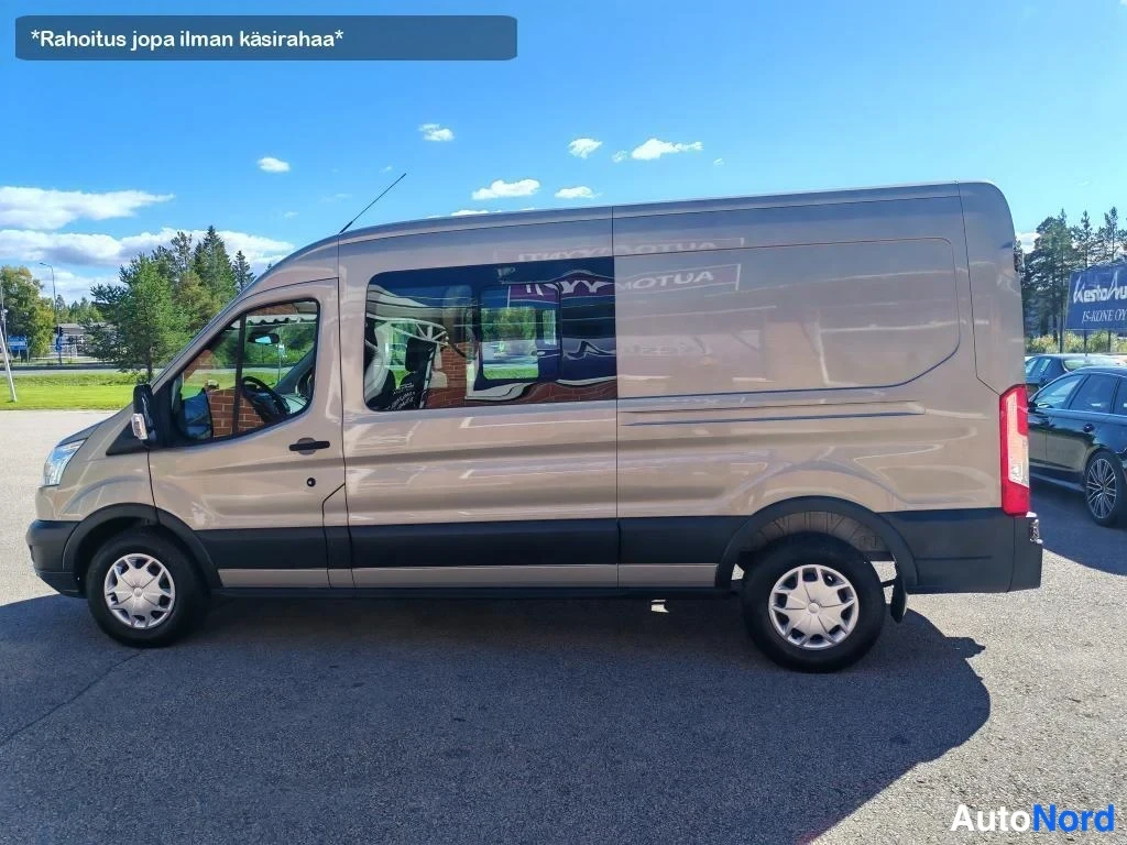 Hopea Ford Transit 2016, etuviisto, keula vasemmalle, kuva 2