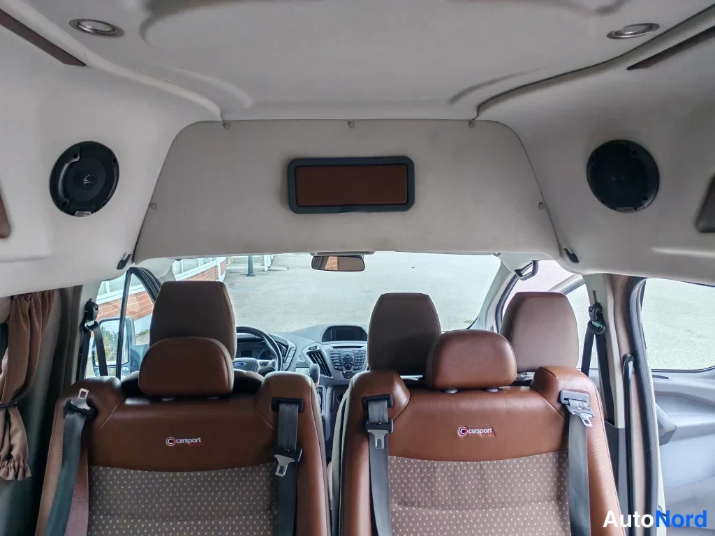 Harmaa Ford Transit Custom 2018, etuistuimet, kuva 18