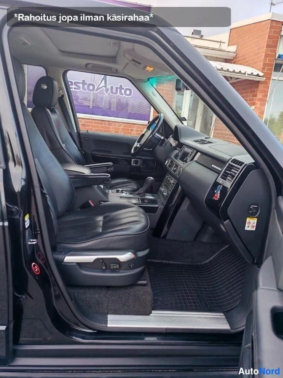 Musta Land Rover Range Rover 2009, etuistuimet, kuva 15