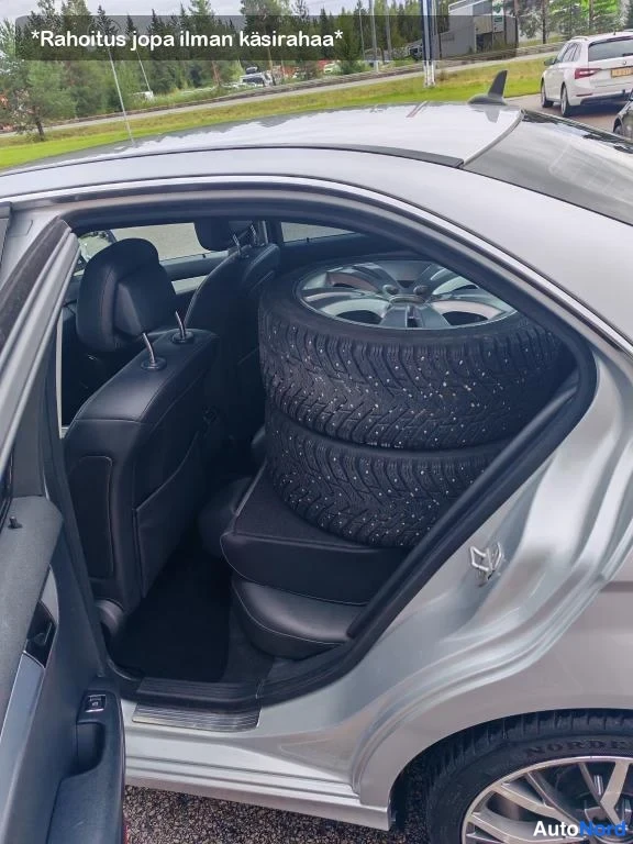 Harmaa Mercedes-Benz C 200 2007, takaistuimet, kuva 14