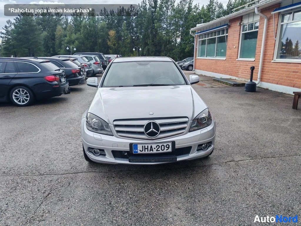 Harmaa Mercedes-Benz C 200 2007, edestä, kuva 6