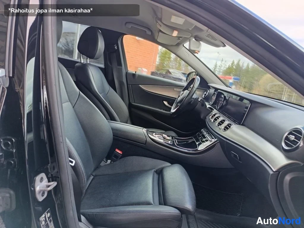 Musta Mercedes-Benz E 200 d 2018, etuistuimet, kuva 17