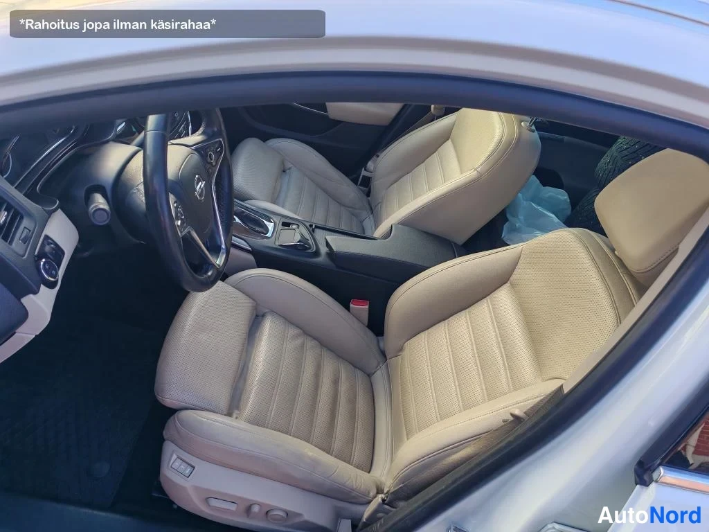 Valkoinen Opel Insignia 2015, etuistuimet, kuva 12