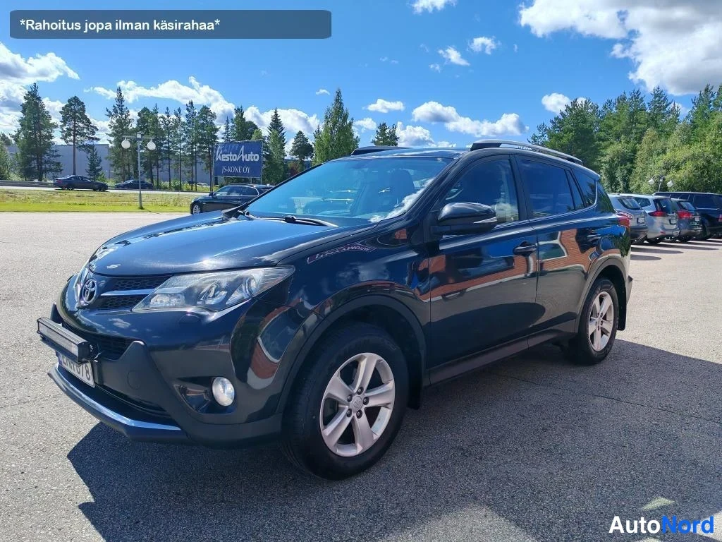 Musta Toyota RAV4 2013, etuviisto, keula vasemmalle, kuva 3