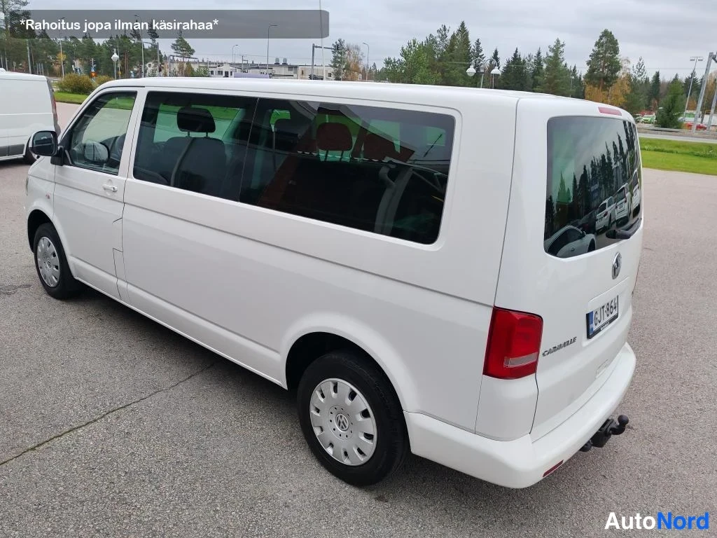 Valkoinen Volkswagen Caravelle 2011, takaviisto, kuva 14