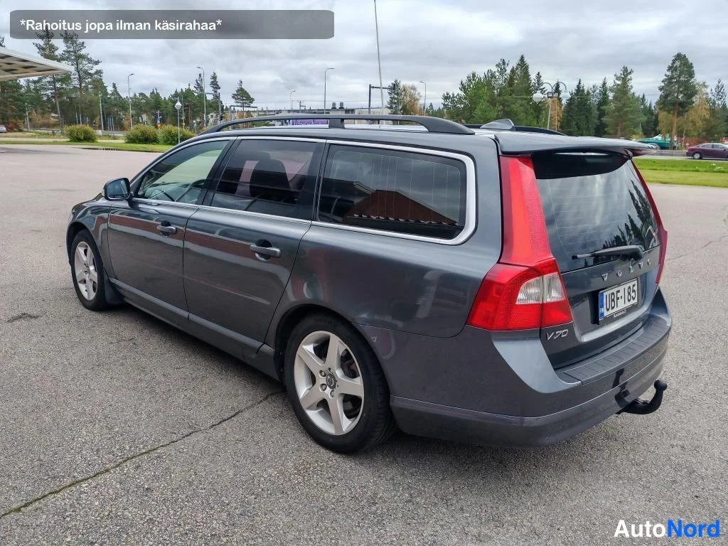 Harmaa Volvo V70 2008, takaviisto, kuva 12