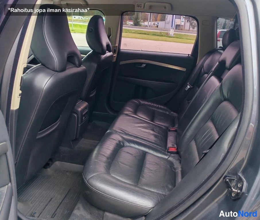 Harmaa Volvo V70 2008, takaistuimet, kuva 21
