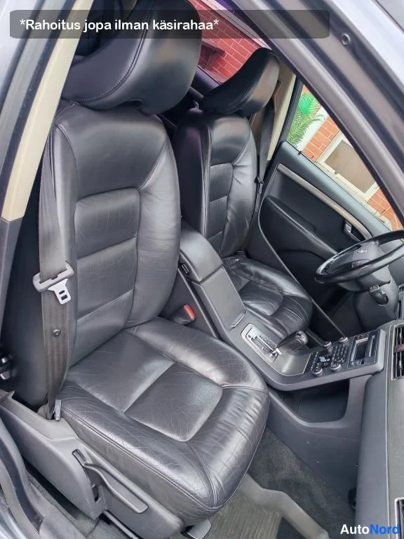 Harmaa Volvo V70 2008, etuistuimet, kuva 20