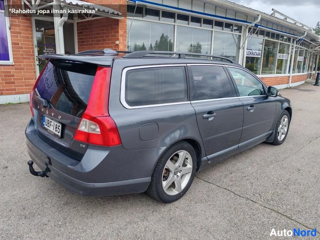 Harmaa Volvo V70 2008, takaviisto, kuva 9