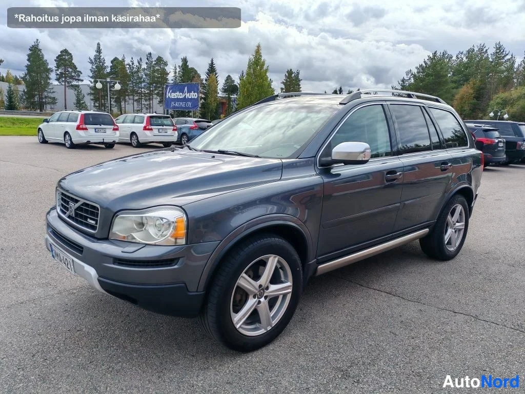 Harmaa Volvo XC90 2008, etuviisto, keula oikealle, kuva 5